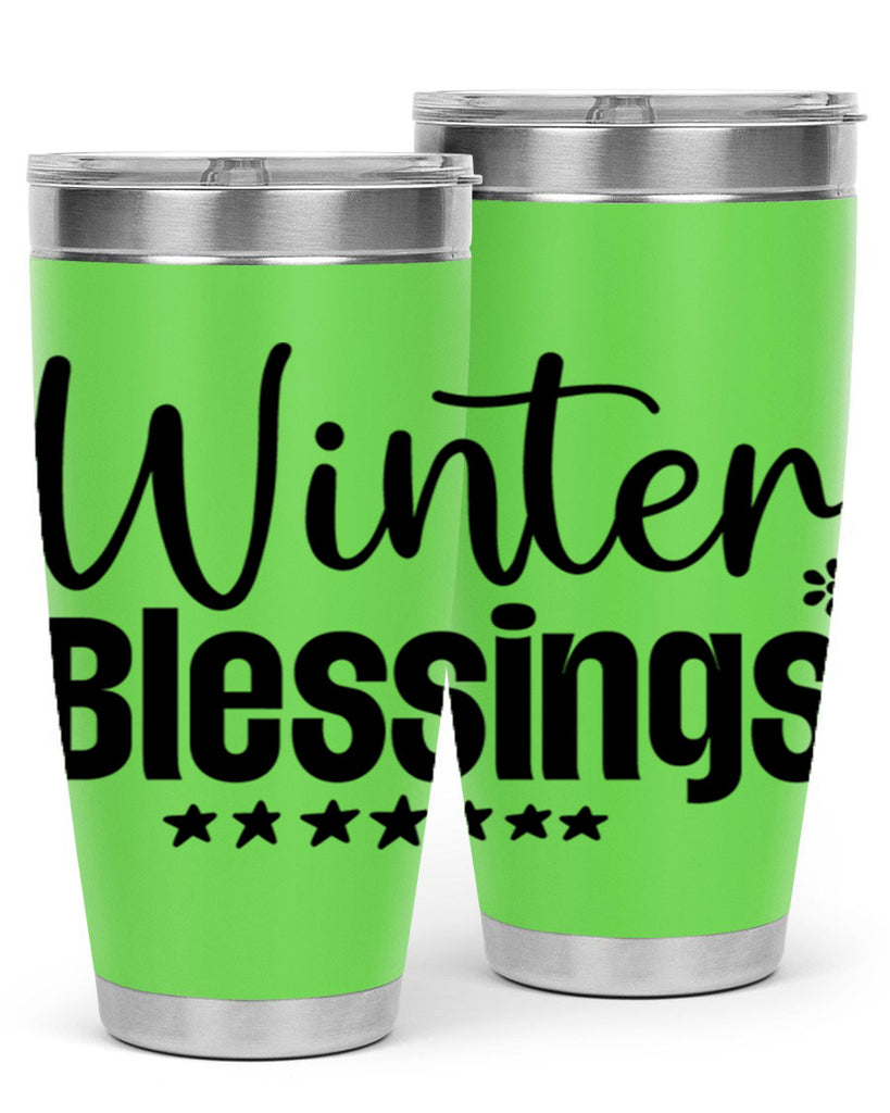 Winter Blessings497#- winter- Tumbler