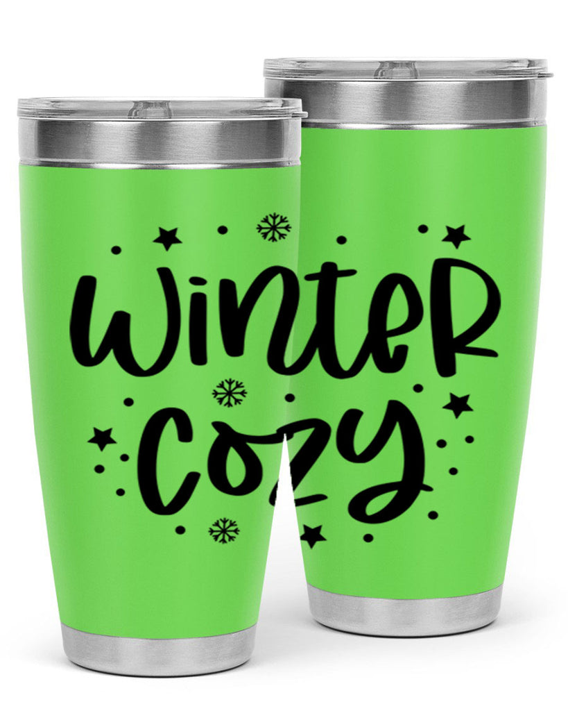 Winter Cozy498#- winter- Tumbler