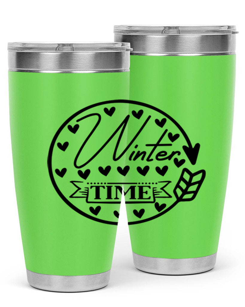 Winter Time 527#- winter- Tumbler