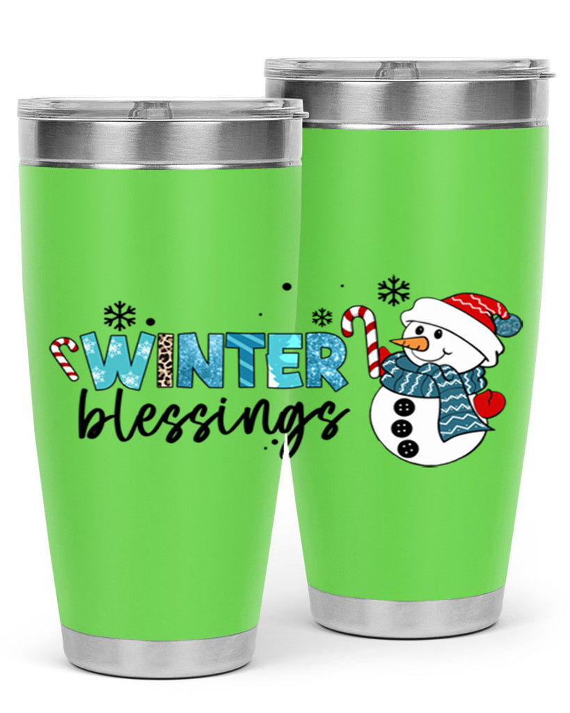 Winter blessings 570#- winter- Tumbler