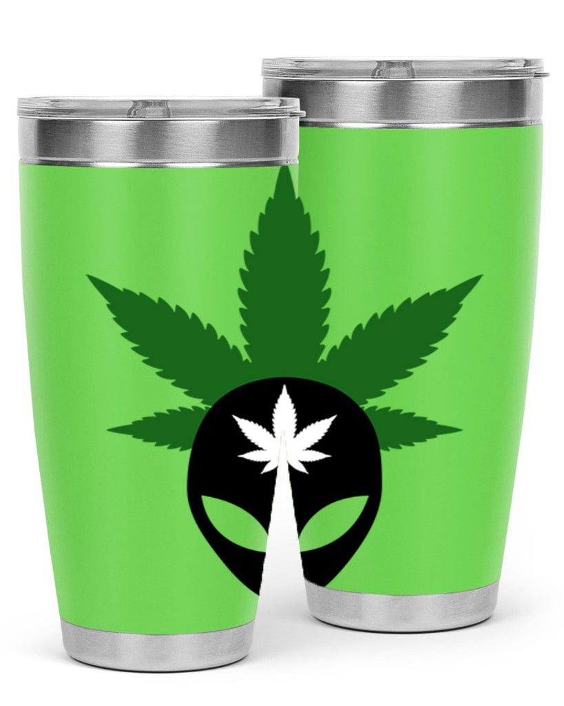 alien cannabis 11#- marijuana- Tumbler