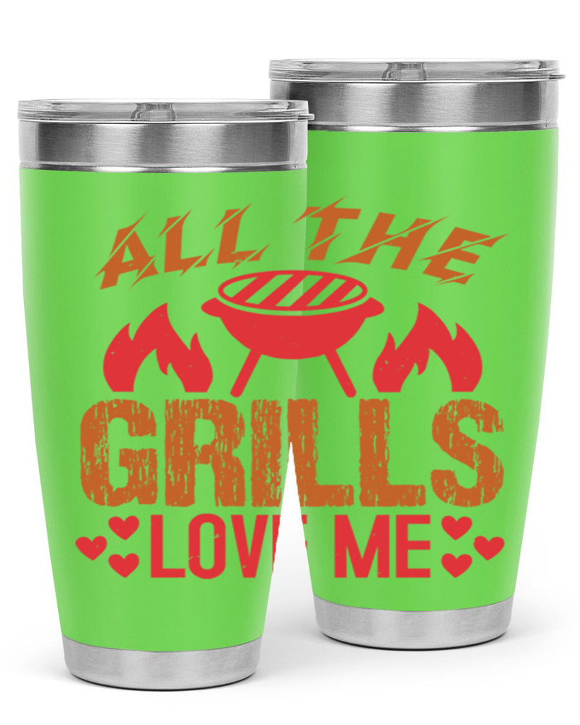 all the grills love me 50#- bbq- Tumbler