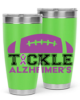 alzheimers awareness style 110#- alzheimers- Tumbler