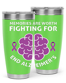 alzheimers awareness style 34#- alzheimers- Tumbler