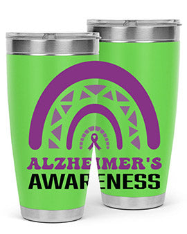 alzheimers awareness style 42#- alzheimers- Tumbler