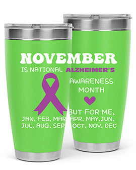 alzheimers awareness style 51#- alzheimers- Tumbler