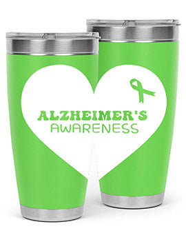 alzheimers awareness style 60#- alzheimers- Tumbler