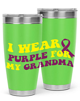 alzheimers awareness style 62#- alzheimers- Tumbler