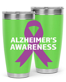 alzheimers awareness style 78#- alzheimers- Tumbler