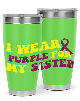 alzheimers awareness style 80#- alzheimers- Tumbler