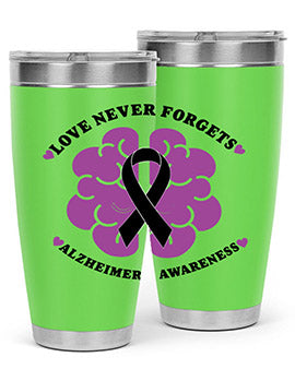 alzheimers awareness style 95#- alzheimers- Tumbler