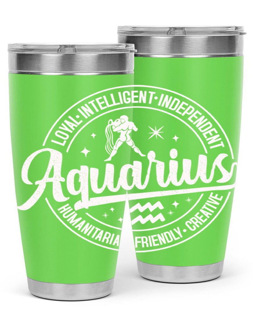 aquarius 77#- zodiac- Tumbler