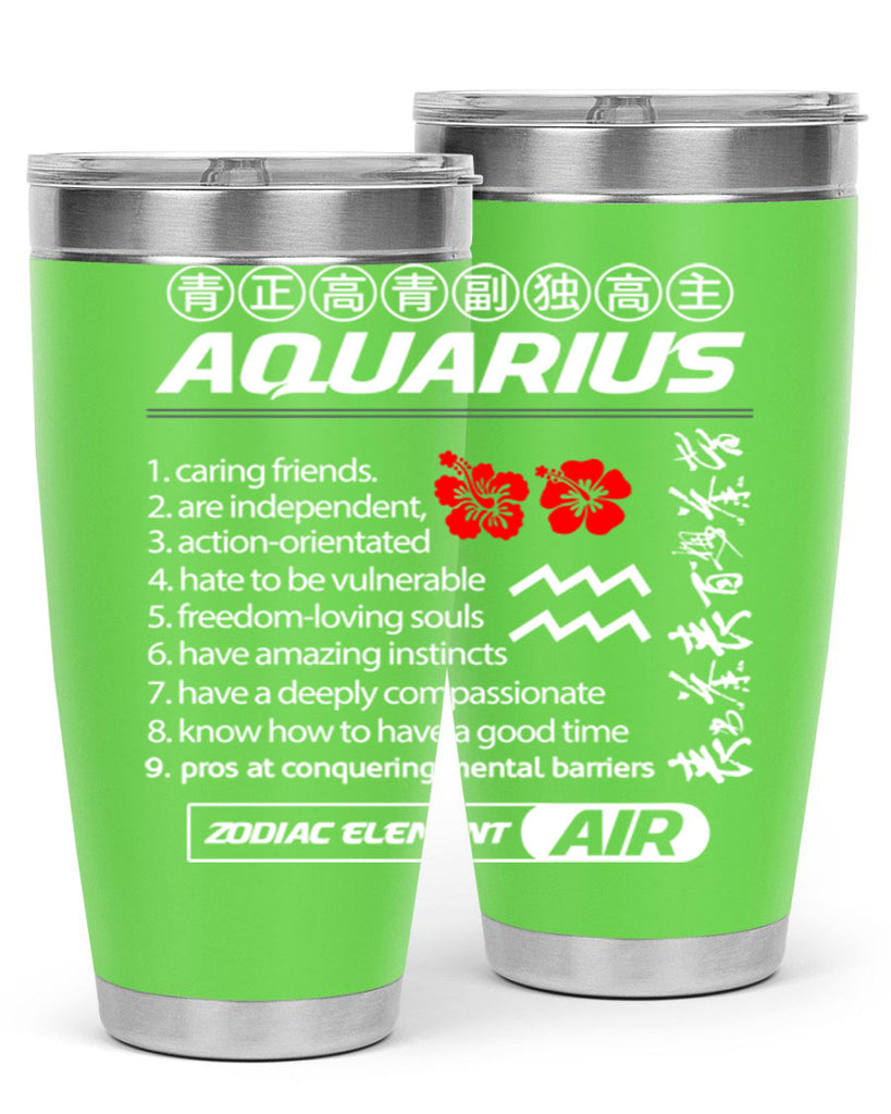 aquarius 85#- zodiac- Tumbler