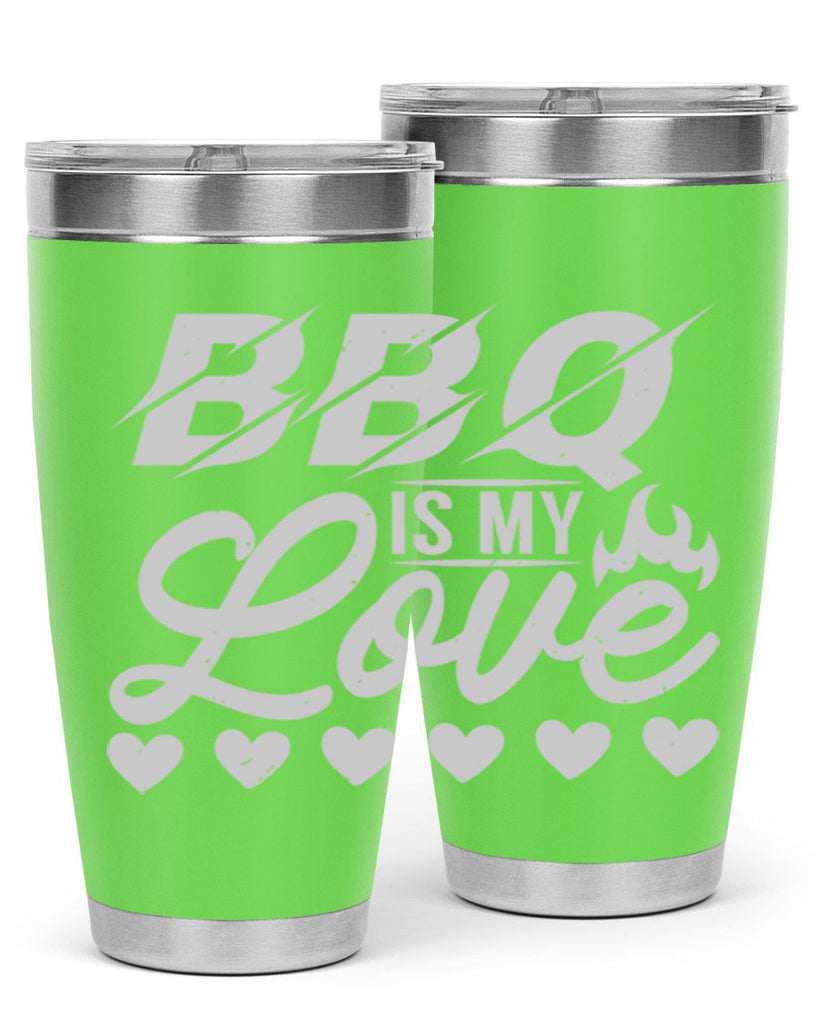 bbq is my love 17#- bbq- Tumbler