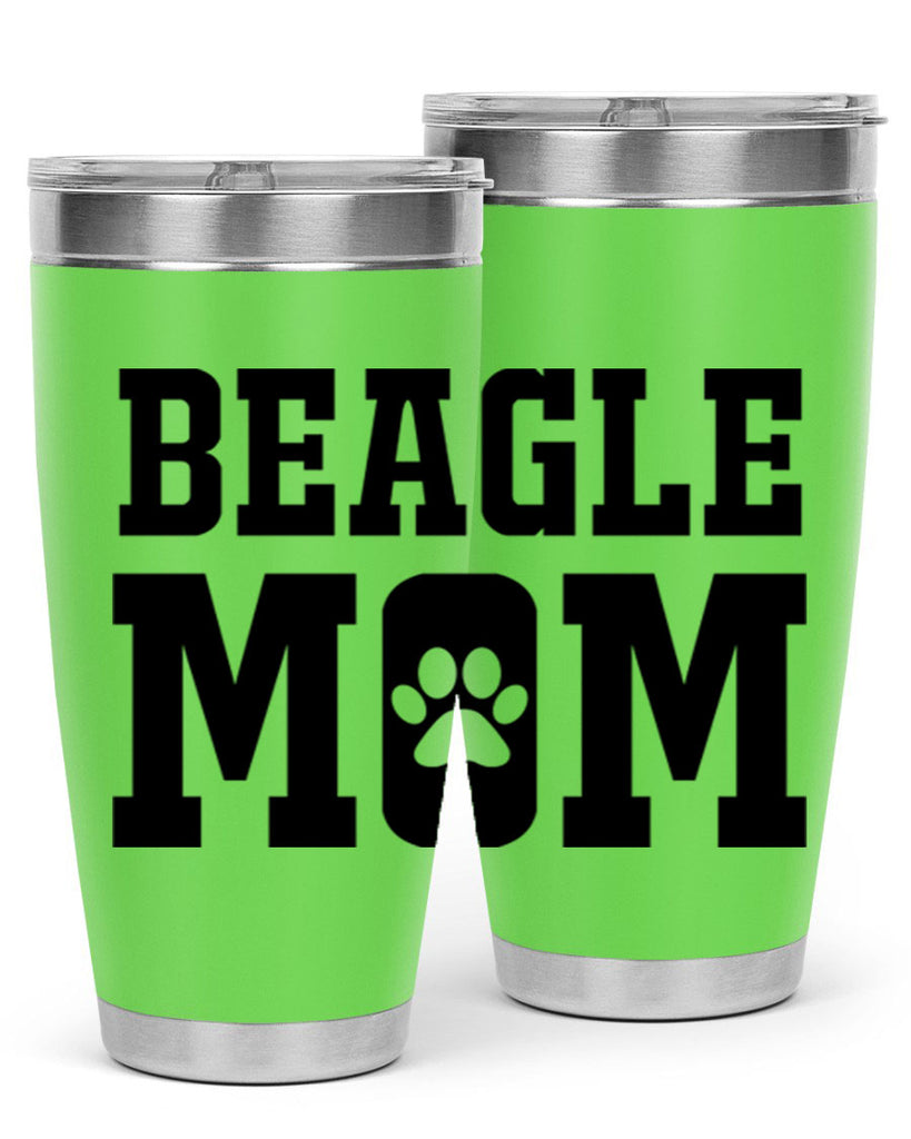 beagle mom 215#- mom- Tumbler