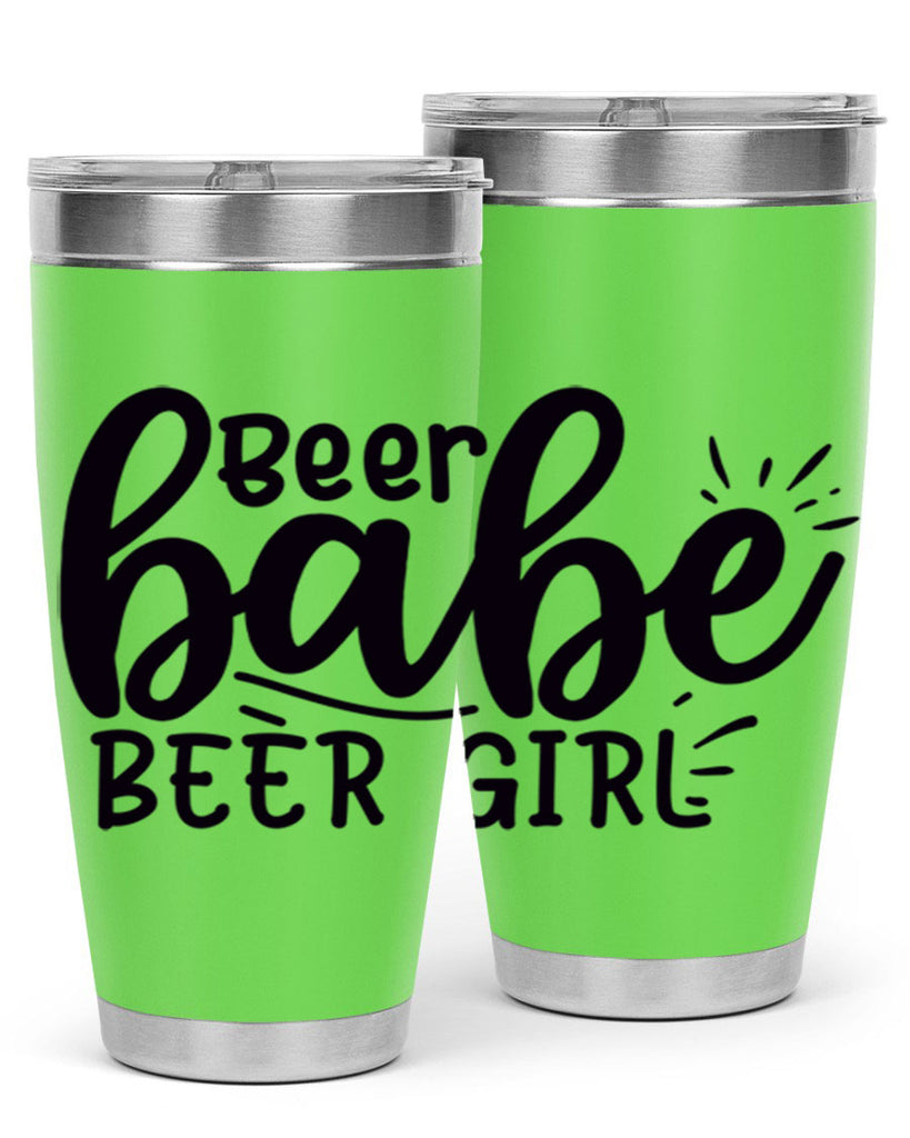 beer babe beer girl 136#- beer- Tumbler