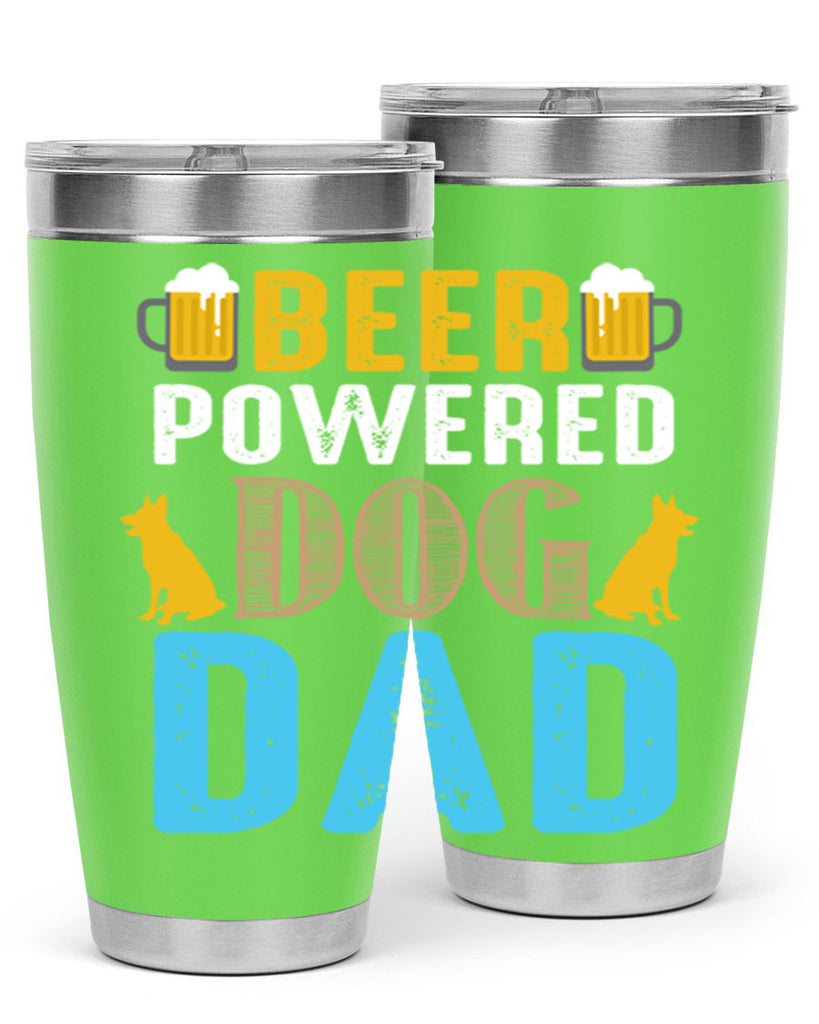 beer power dog dad 145#- beer- Tumbler