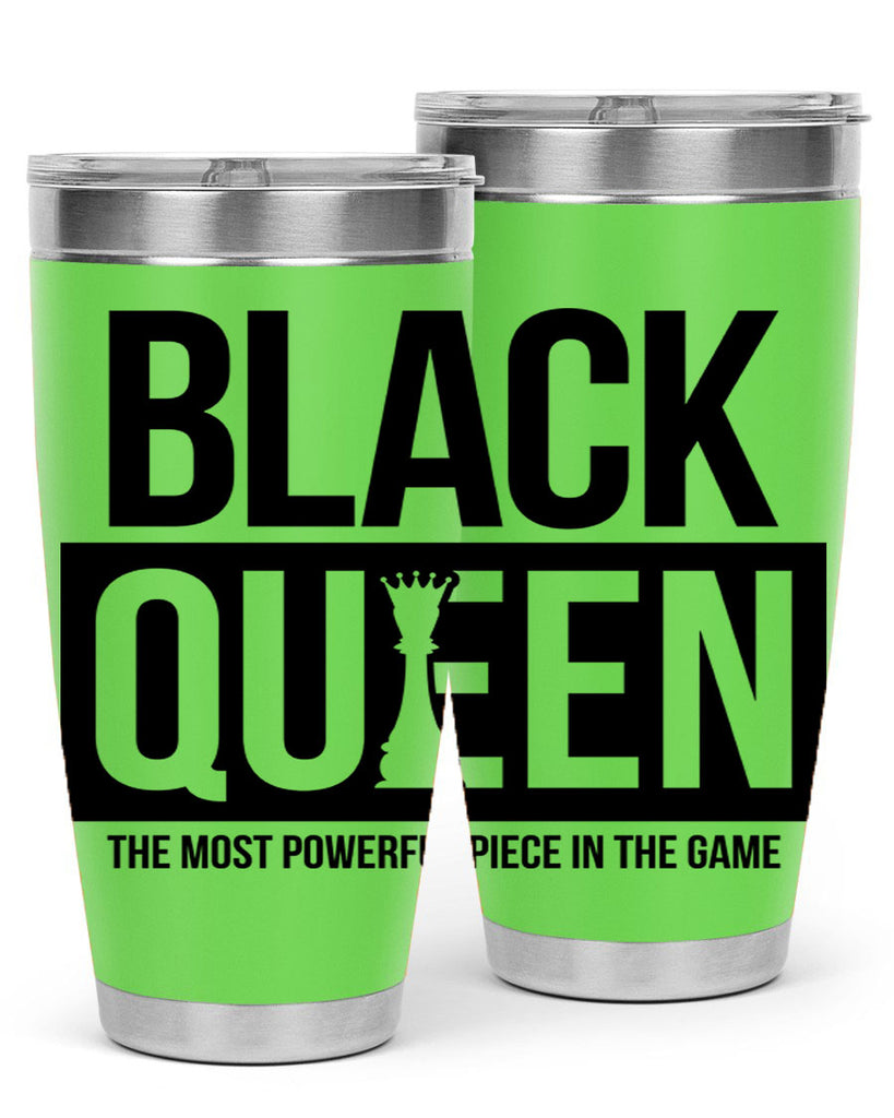 black queen chess 224#- black words phrases- Cotton Tank
