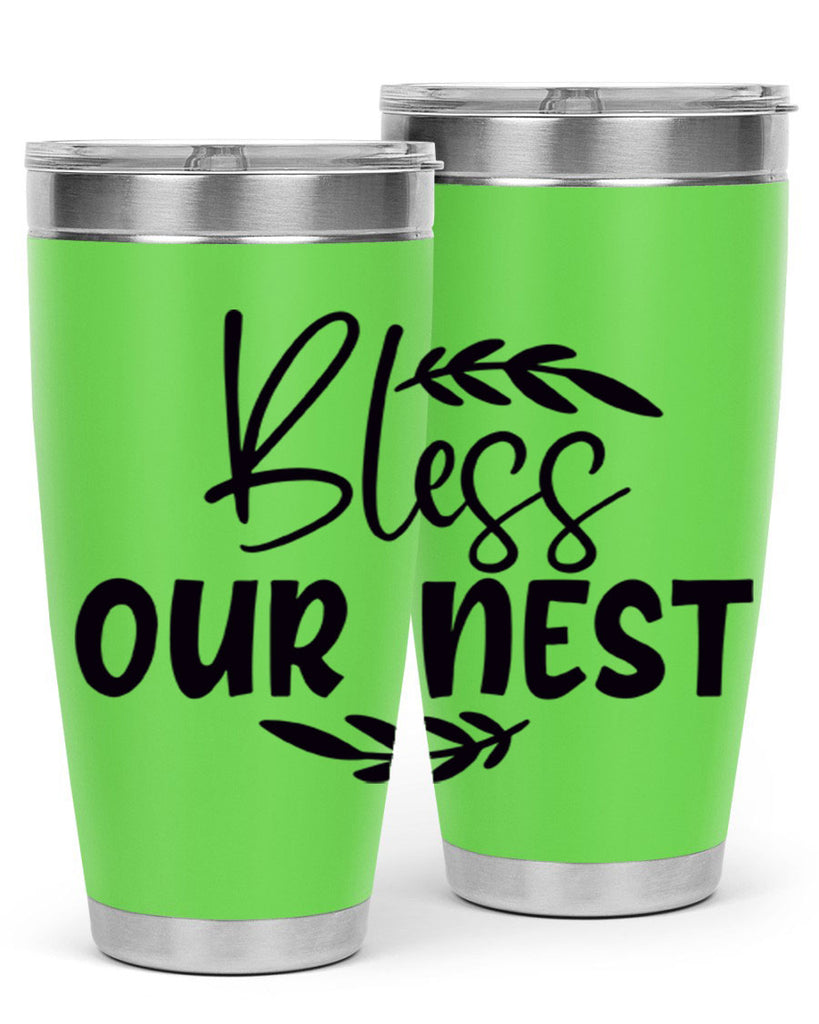 bless our nest 85#- home- Tumbler