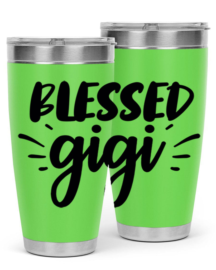 blessed gigi 64#- grandma - nana- Tumbler