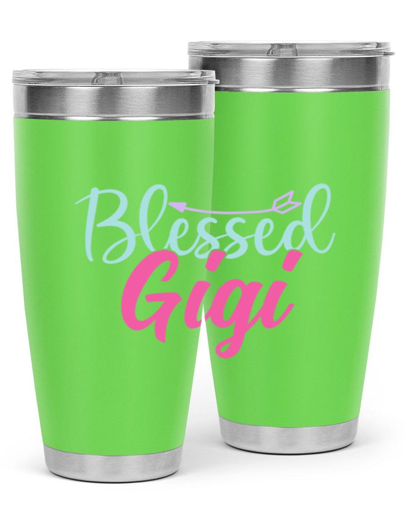 blessed gigi 65#- grandma - nana- Tumbler