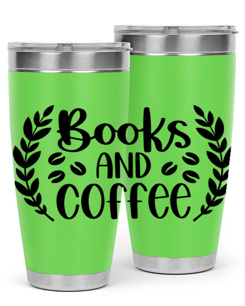 books and coffee 47#- reading- Tumbler