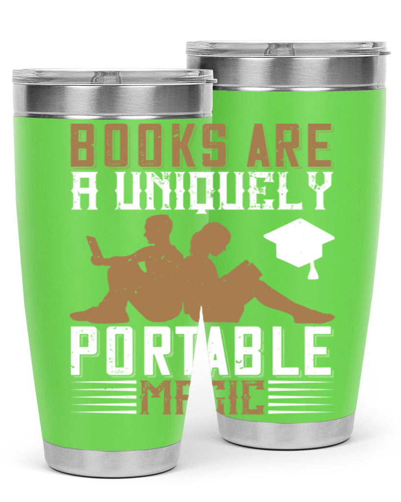 books are a uniquely portable magic 74#- reading- Tumbler