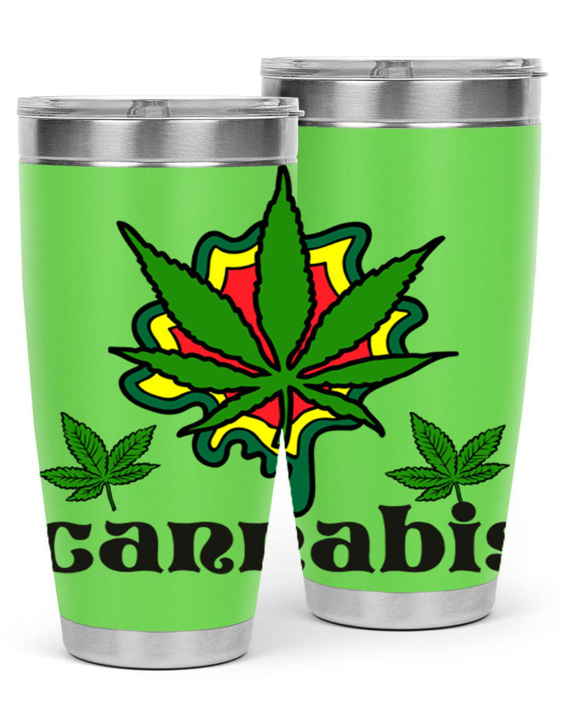 cannabis a 39#- marijuana- Tumbler