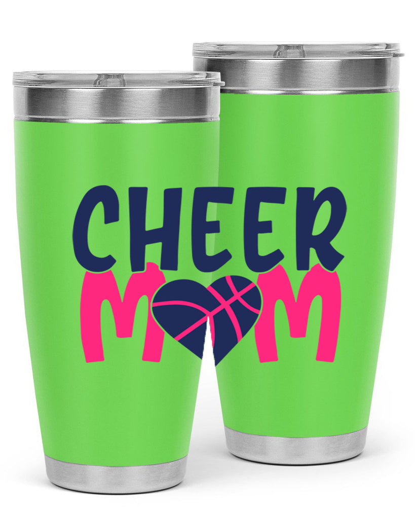 cheer mom 1746#- cheer- Tumbler