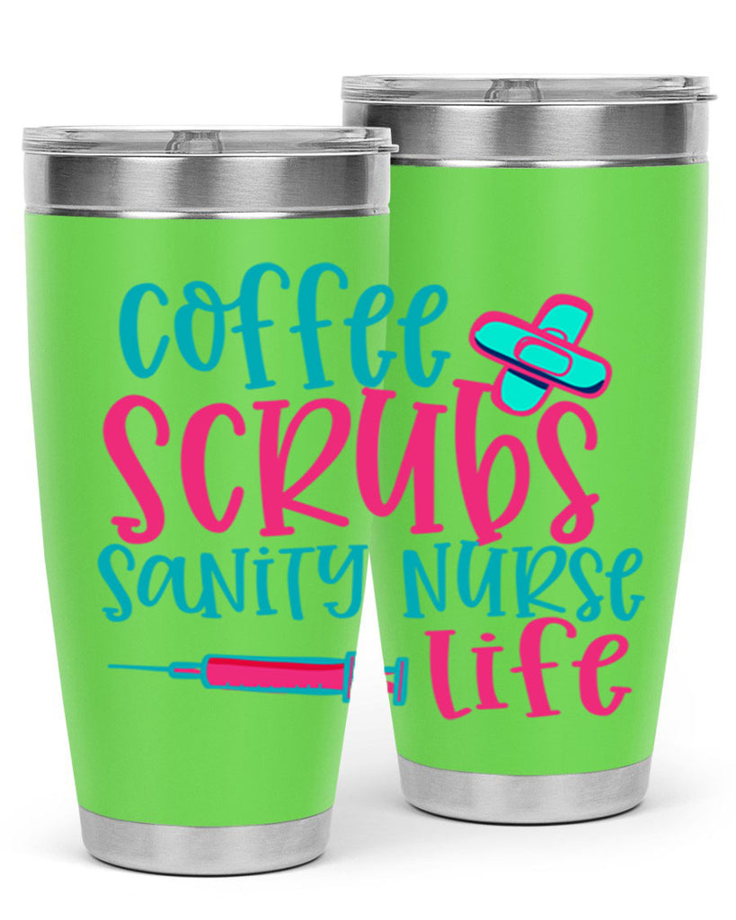 coffee scrubs sanity nurse life Style Style 207#- nurse- tumbler