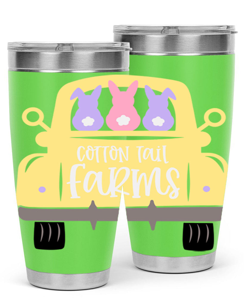 cotton tail farms 62#- easter- Tumbler