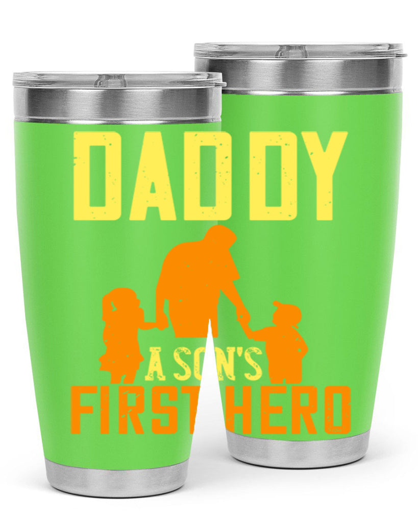 daddy a sons first hero 249#- fathers day- Tumbler