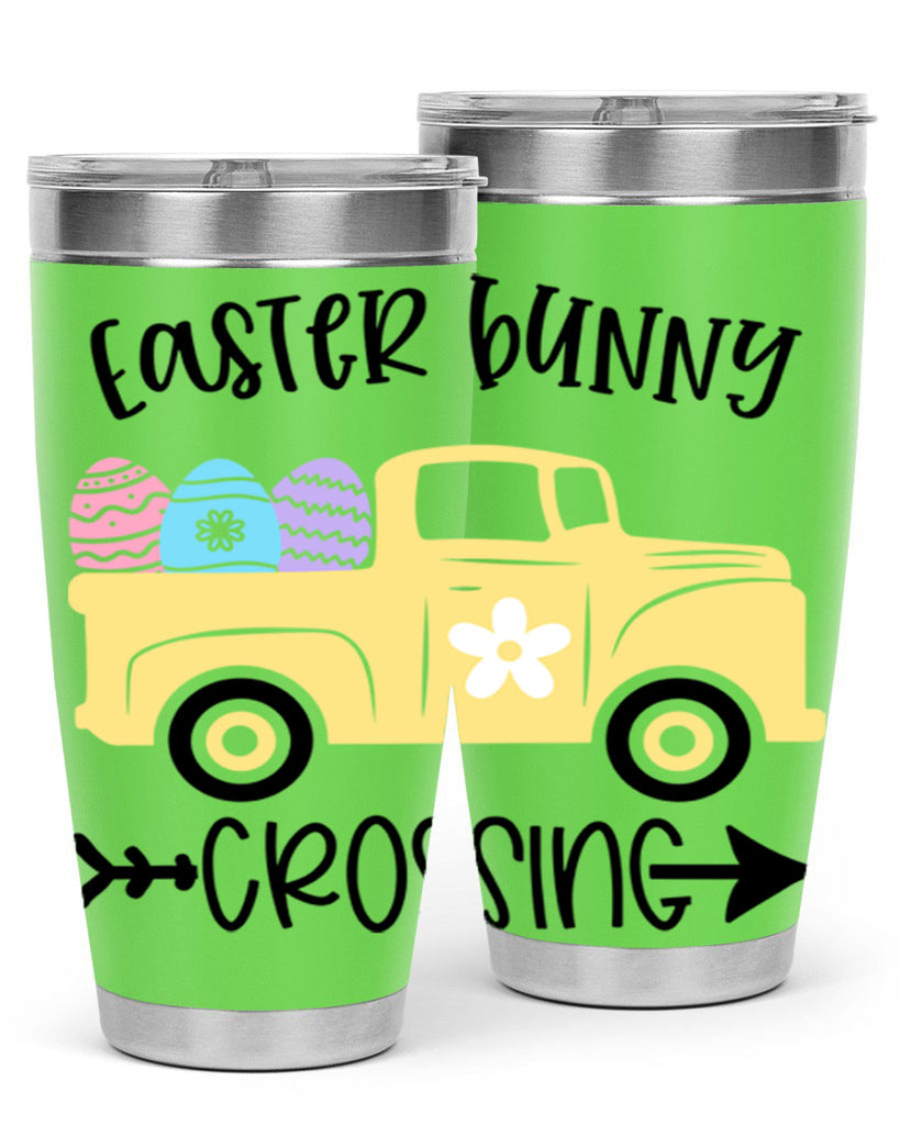 easter bunny crossing 59#- easter- Tumbler