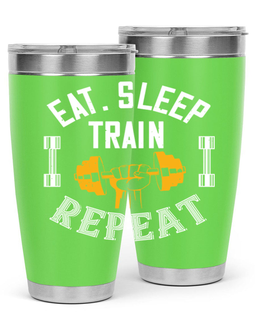 eat sleep train rapid 56#- gym- Tumbler