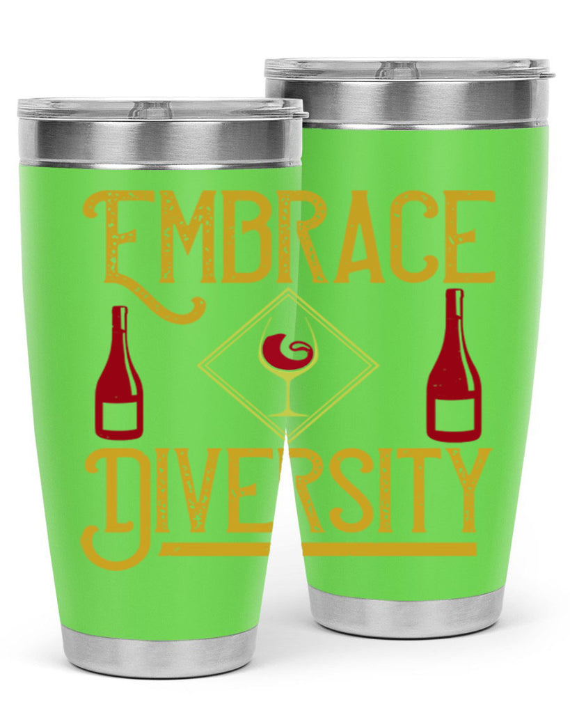 embrace diversity 218#- wine- Tumbler