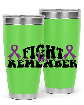 fight to remember 144#- alzheimers- Tumbler