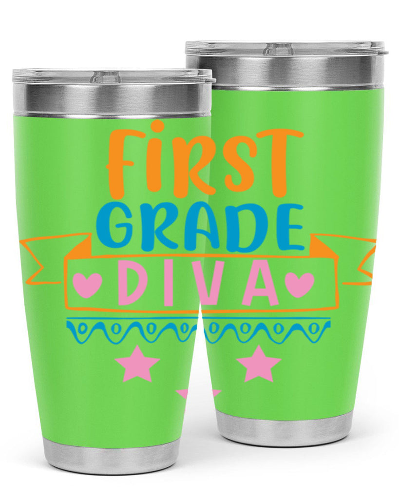 first grade diva 23#- 1st grade- Tumbler