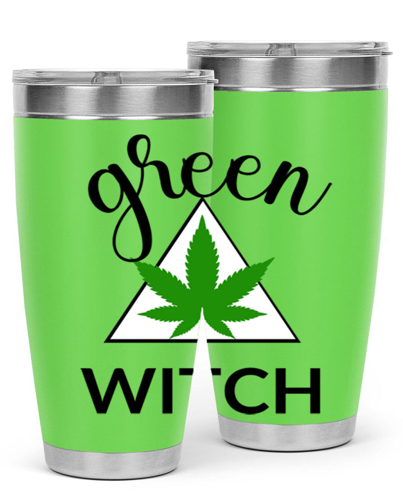 green cannabis with 98#- marijuana- Tumbler