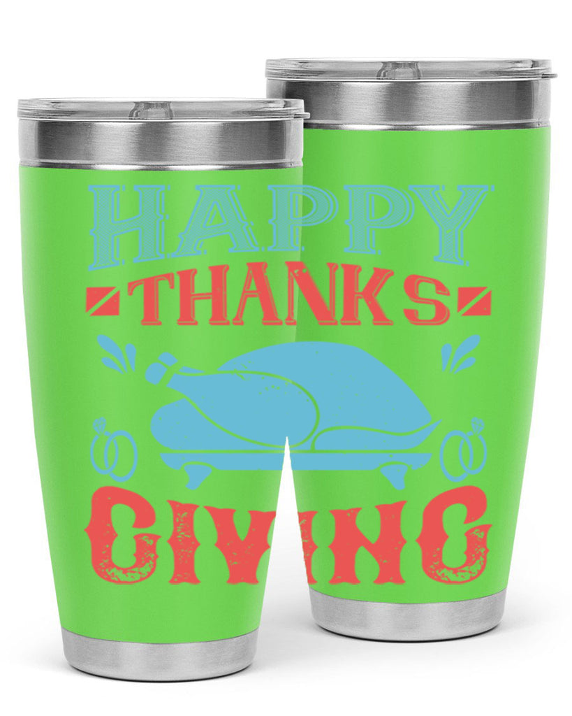 happy thanks giving 36#- thanksgiving- Tumbler