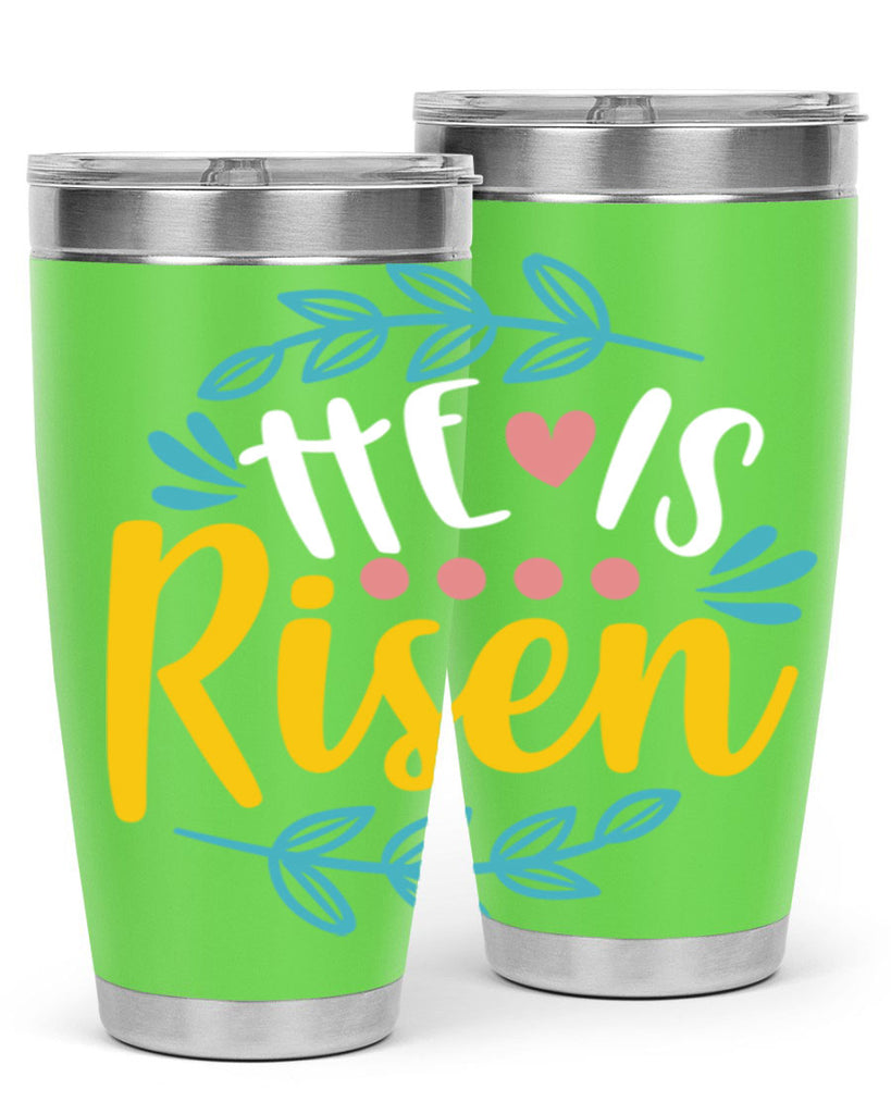 he is risen 78#- easter- Tumbler