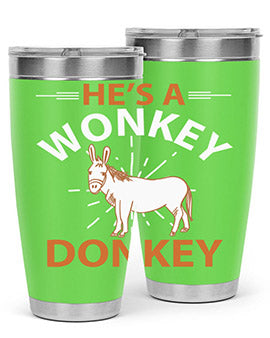 he’s a wonky donkey Style 4#- donkey- Tumbler