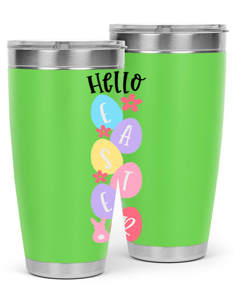 hello easter 32#- easter- Tumbler