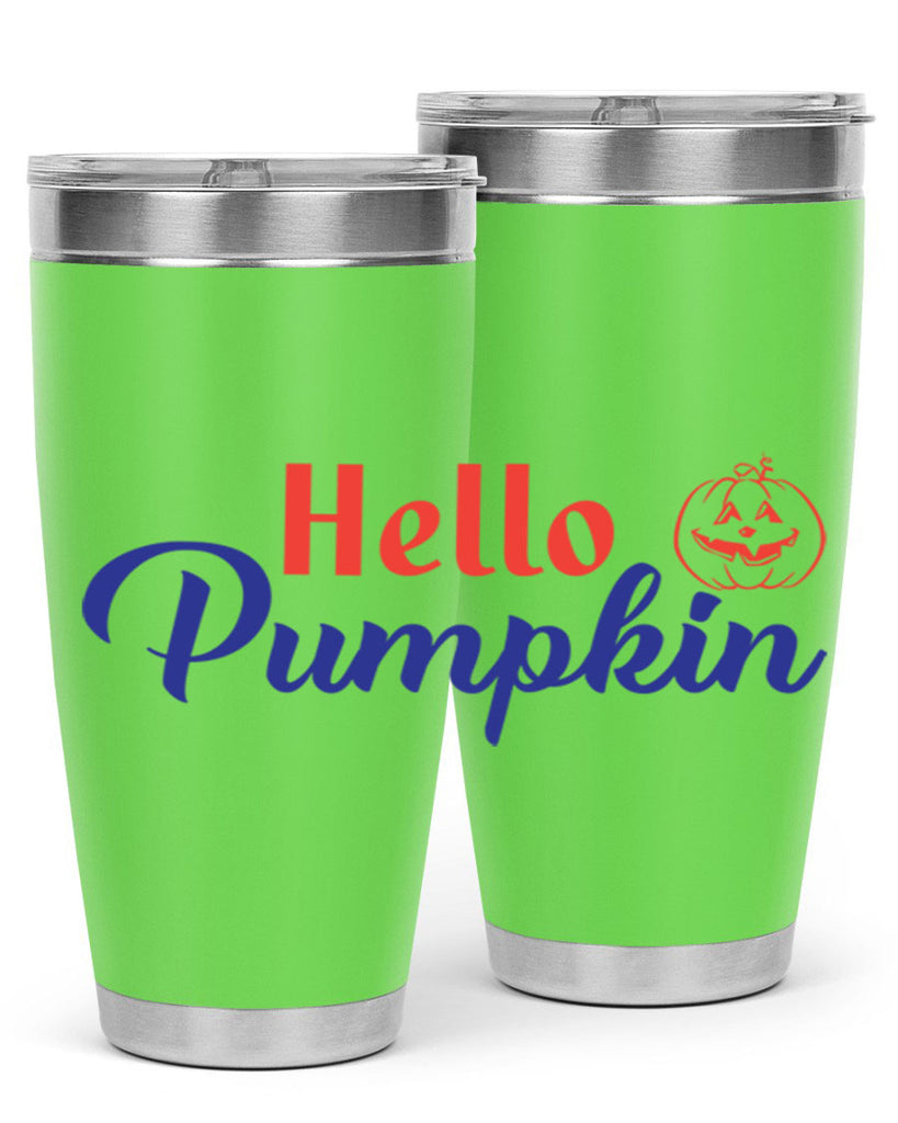 hello pumpkin 288#- fall- Tumbler