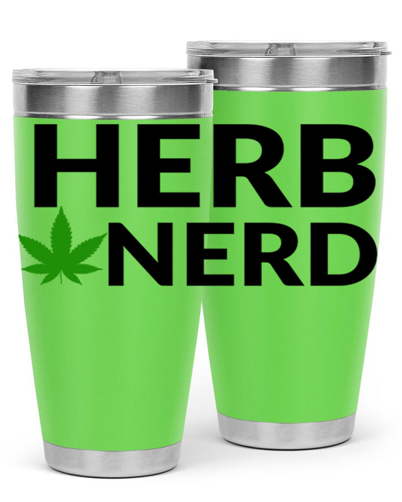 herb nerd 108#- marijuana- Tumbler