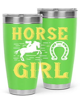 horse girl Style 51#- horse- Tumbler