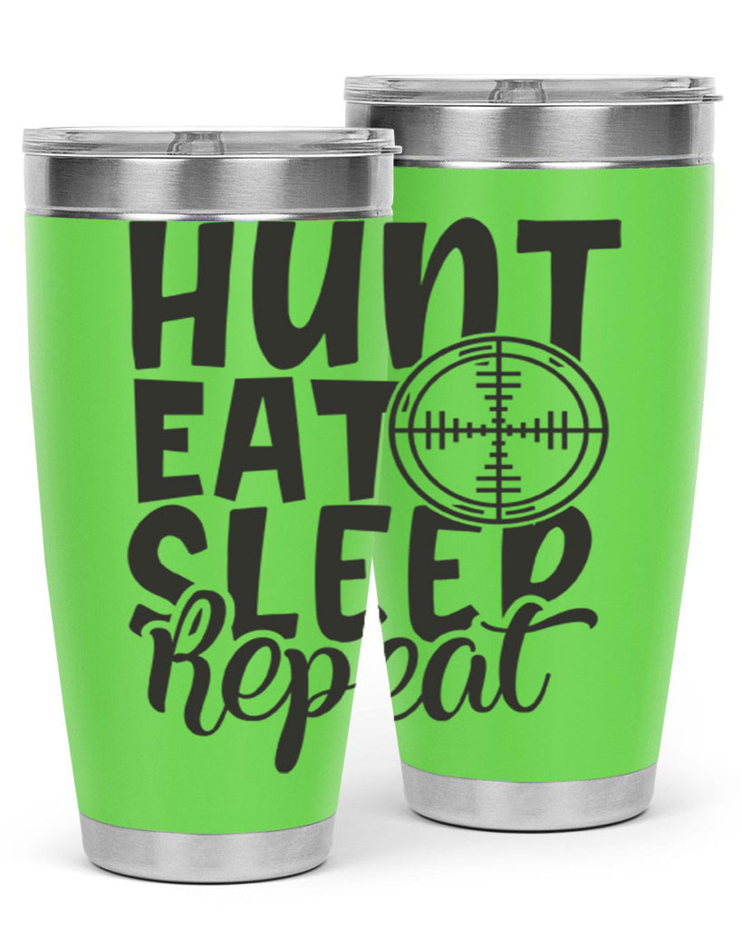 hunt eat sleep repeat 11#- hunting- Tumbler