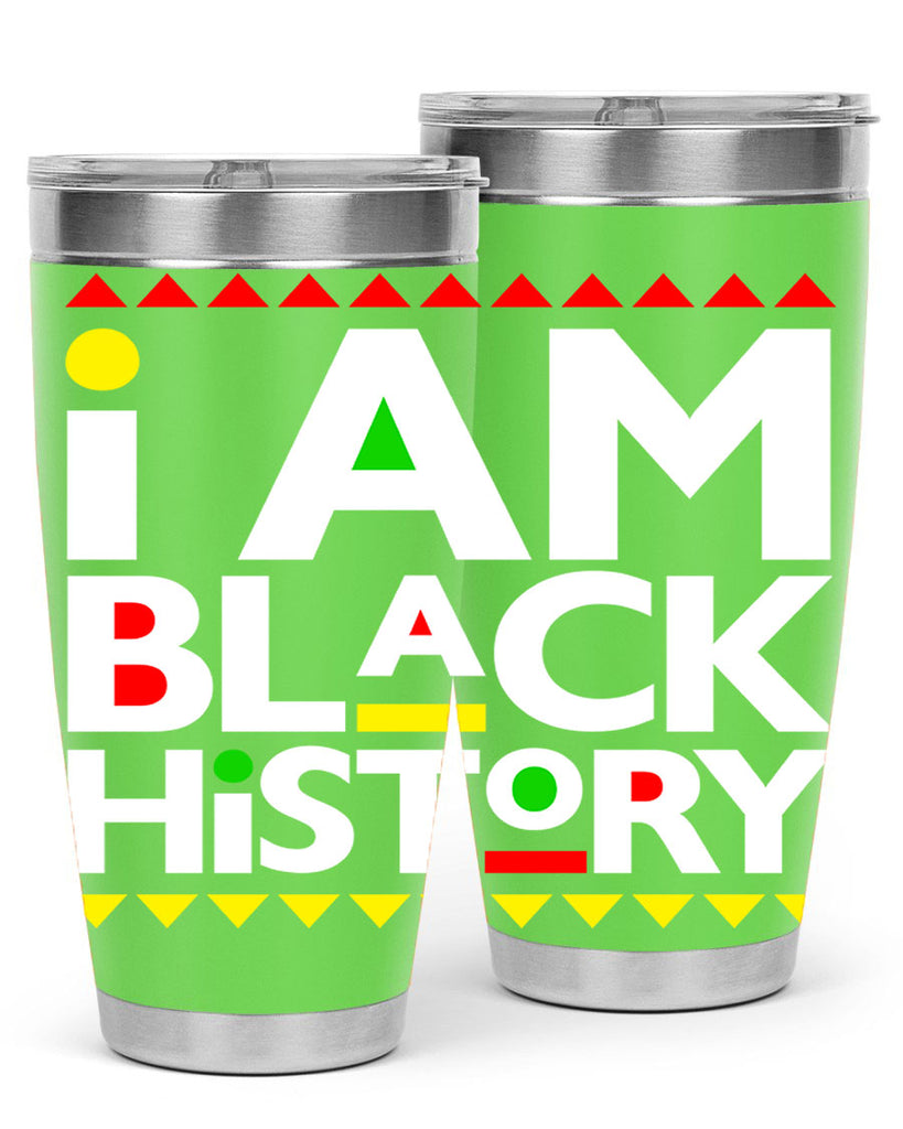 i am black  history 116#- black words phrases- Cotton Tank