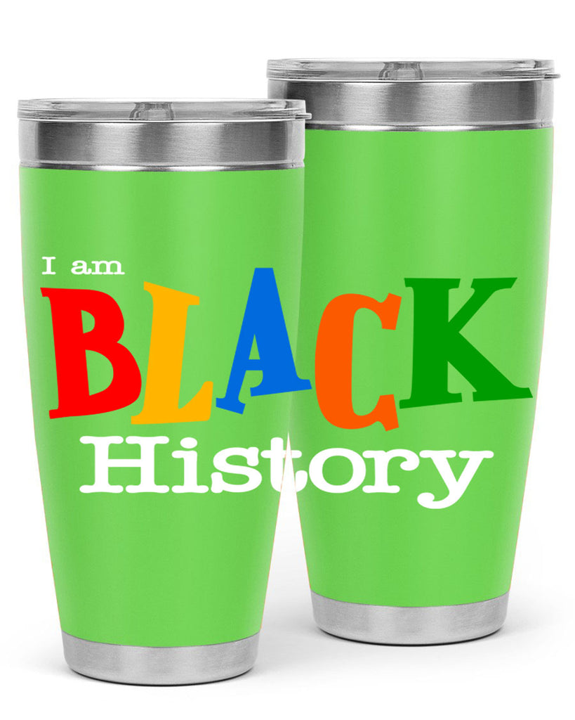 i am black  history 117#- black words phrases- Cotton Tank