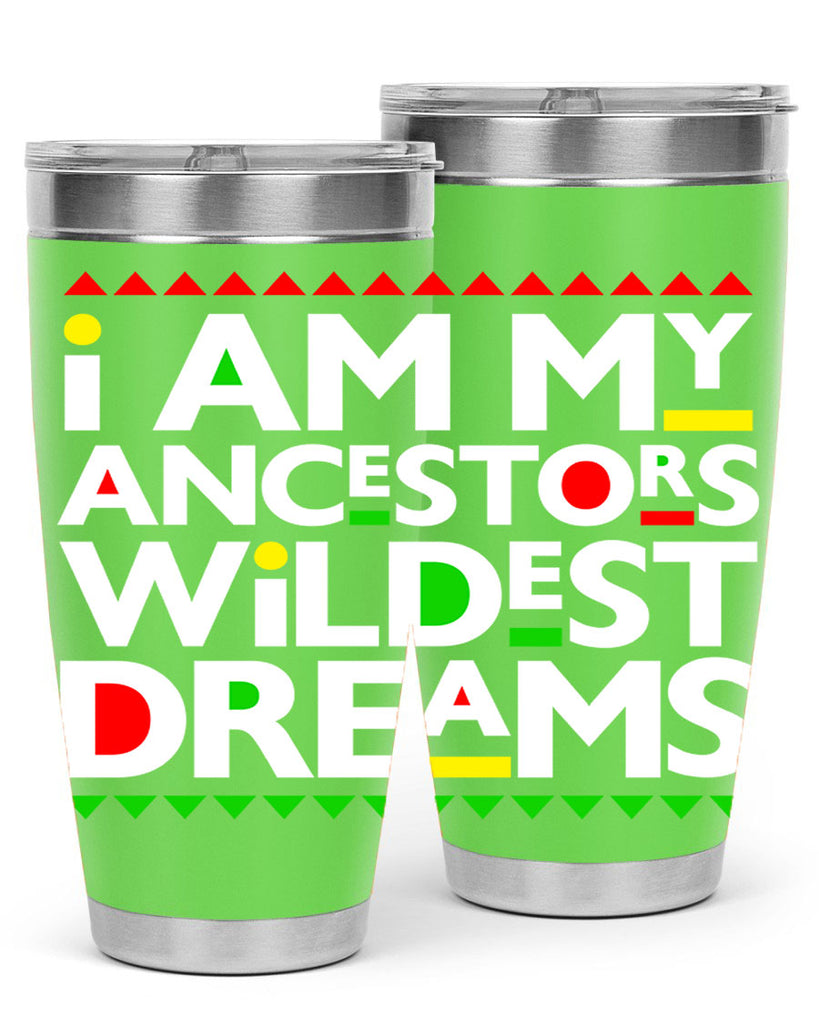 i am my  ancestors wildest dreams 115#- black words phrases- Cotton Tank