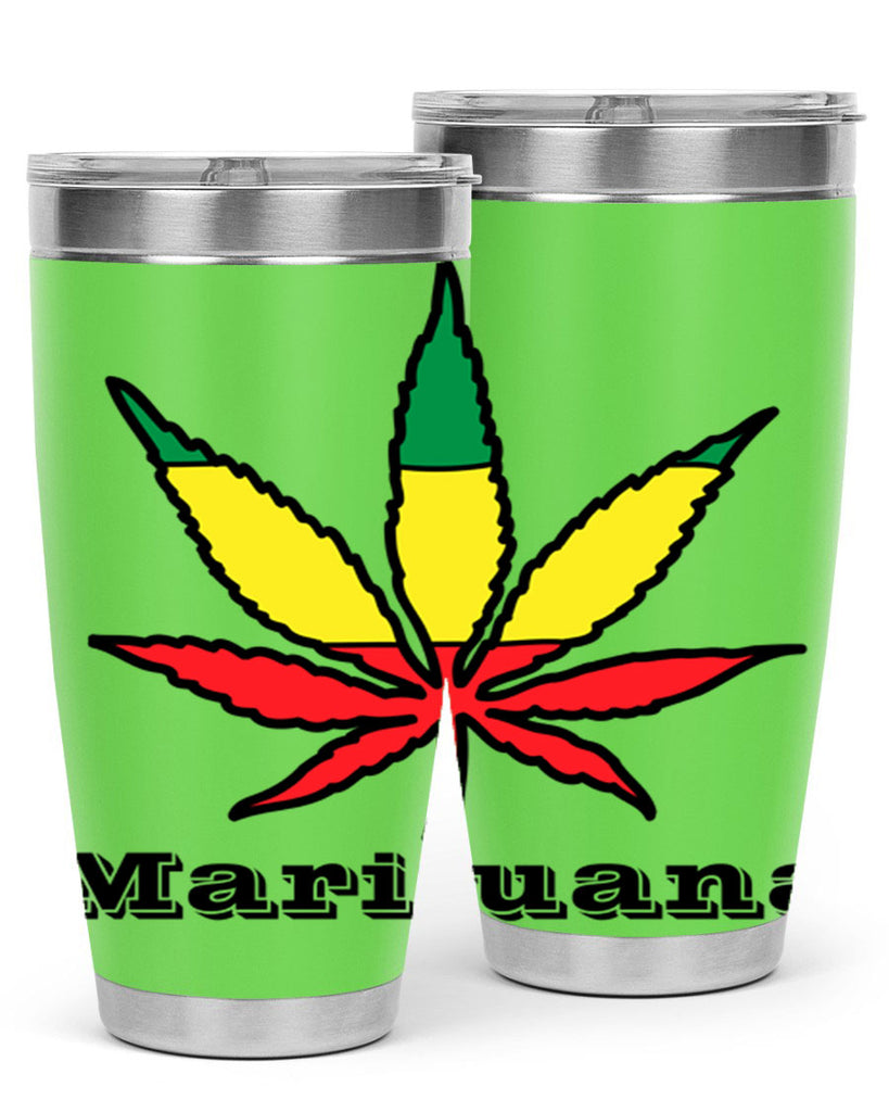 jamican cannabis 164#- marijuana- Tumbler